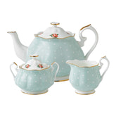 Royal Albert Polka Rose 3-Piece Tea Set